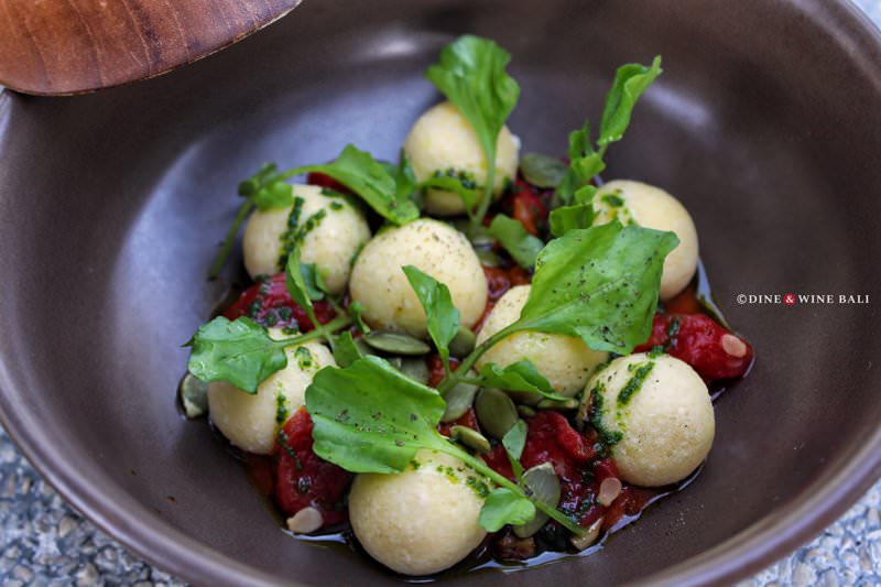 Dine & Wine Bali Best Restaurants & Culinary Guide Bali Cuca Bali Fine Dining Tapas Jimbaran Ricotta Gnocchi