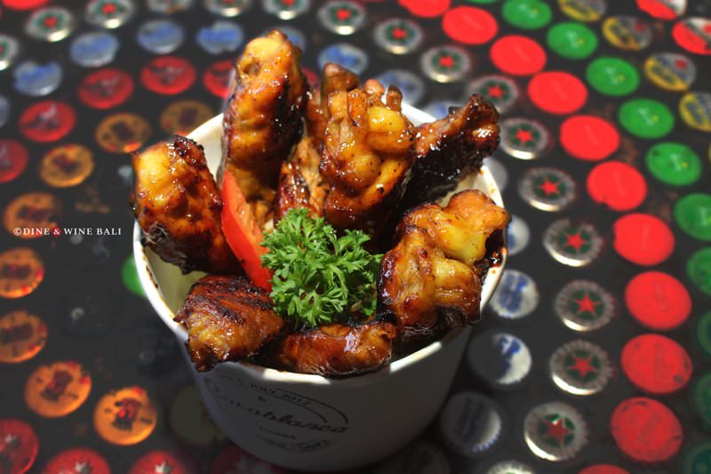 Dine & Wine Bali Best Restaurants & Culinary Guide Bali Casablanca Sanur International Indonesian Chicken Wings