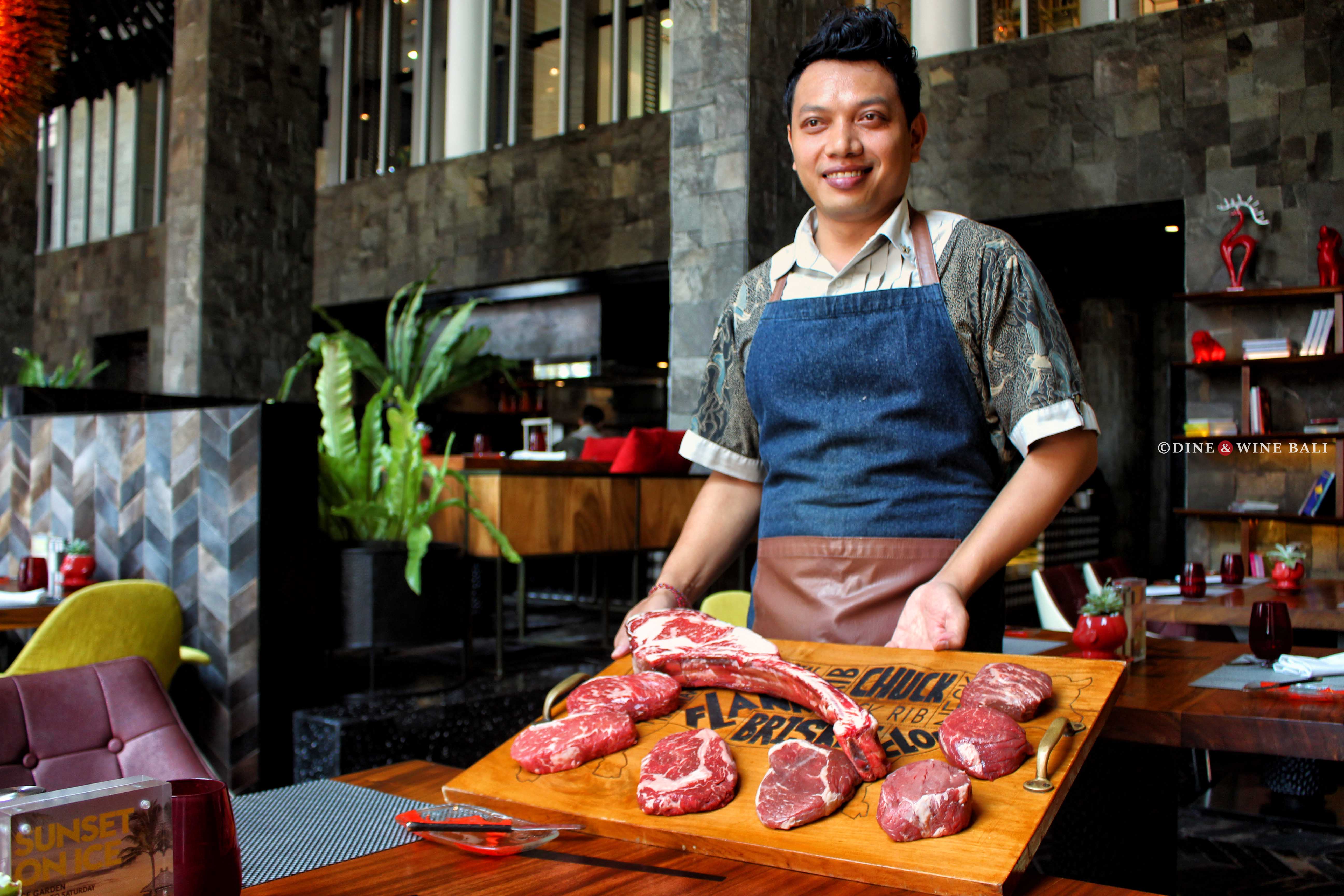 Dine & Wine Bali Best Restaurants & Culinary Guide Bali FIRE Restaurant W Bali - Seminyak Fine Dining Grill BBQ Brunch Meat Sommelier Dry Aged Beef