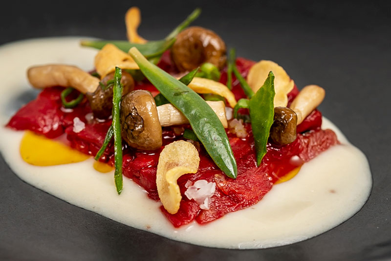 Dine & Wine Bali Best Restaurants & Culinary Guide Bali Mozaic Restaurant Gastronomique Fine Dining Ubud Beef Carpaccio Dine & Wine Bali Best Restaurants & Culinary Guide Bali Mozaic Restaurant Gastronomique Fine Dining Ubud Beef Carpaccio