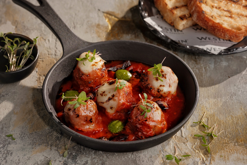 Mama Style Meatballs at Prego Italian Restaurant at The Westin Resort Nusa Dua, Bali