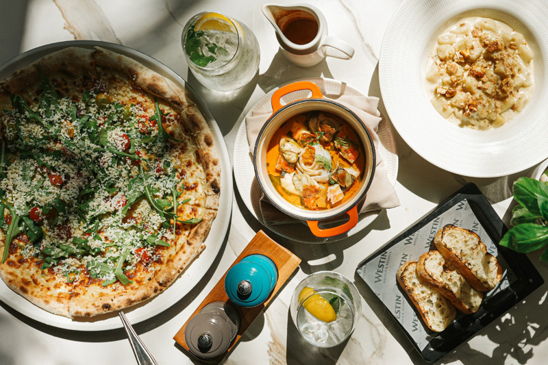 Menu Selection at Prego Italian Restaurant at The Westin Resort Nusa Dua, Bali