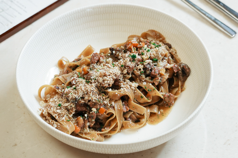 Tagliatelle Al Caffe at Prego Italian Restaurant at The Westin Resort Nusa Dua, Bali