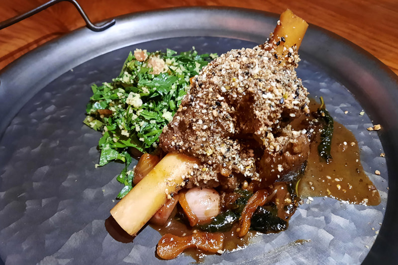 Dine & Wine Bali Best Restaurants & Culinary Guide Bali Foodies Notes Review Sababa Bali Mediterranean Cuisine Berawa Canggu Braised Lamb Shank