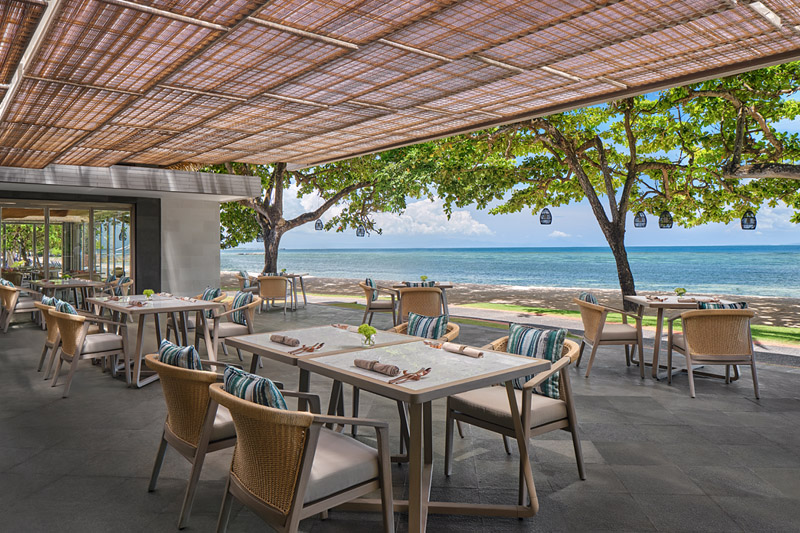 Beachfront Dining Area at Ikan Restaurant & Bar at The Westin Resort Nusa Dua Bali Beachfront Dining Area at Ikan Restaurant & Bar at The Westin Resort Nusa Dua Bali