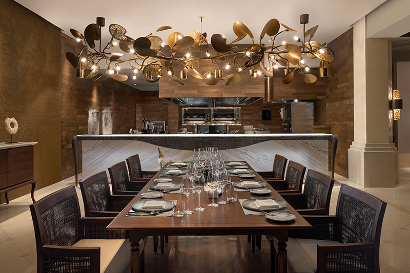 Dine & Wine Bali Best Restaurants & Culinary Guide Bali Segaran Dining Terrace  at Jumeirah Bali Indooe with open kitchen