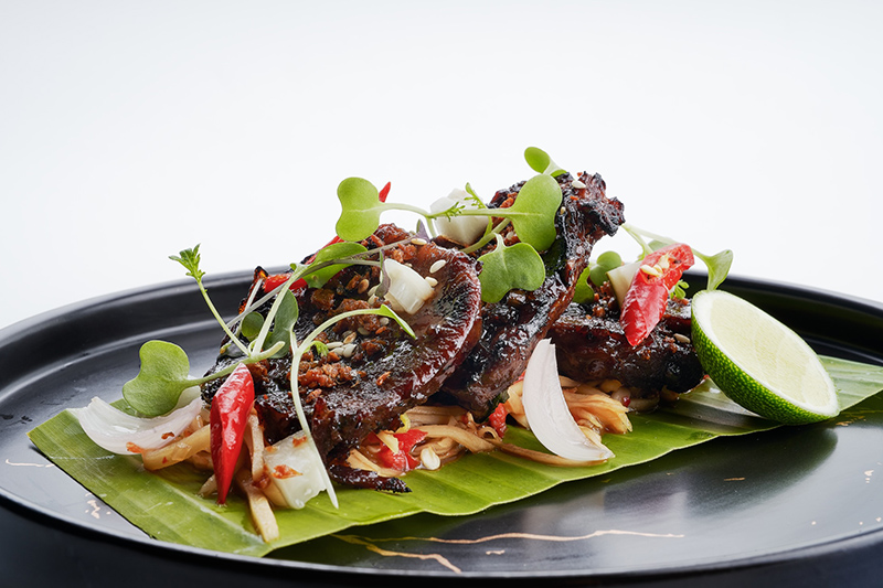 Dine & Wine Bali Best Restaurants & Culinary Guide Bali Modern Indonesian Cuisine Tanau Bali Umalas Tokusen Wagyu Ox Tongue