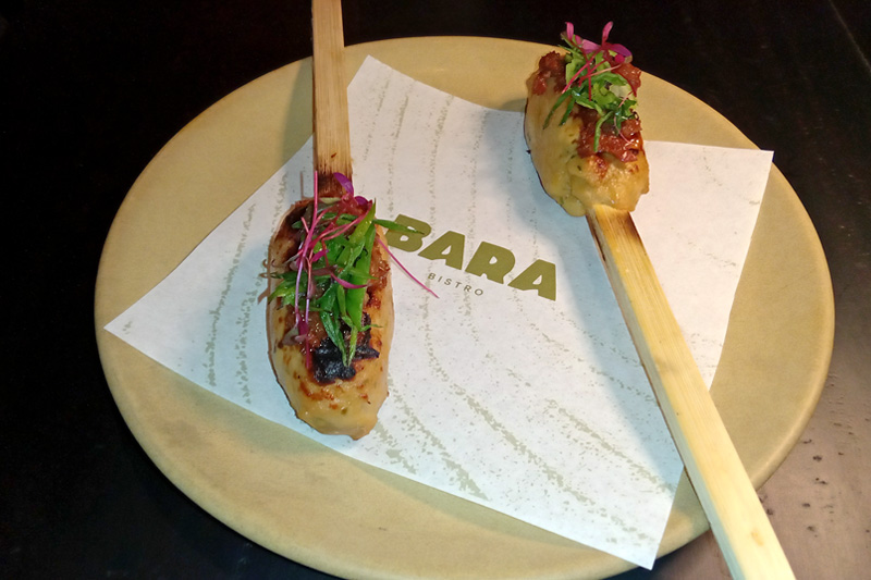 Chicken Skewer Sate Lilit at Bara Bistro Bali Seminyak