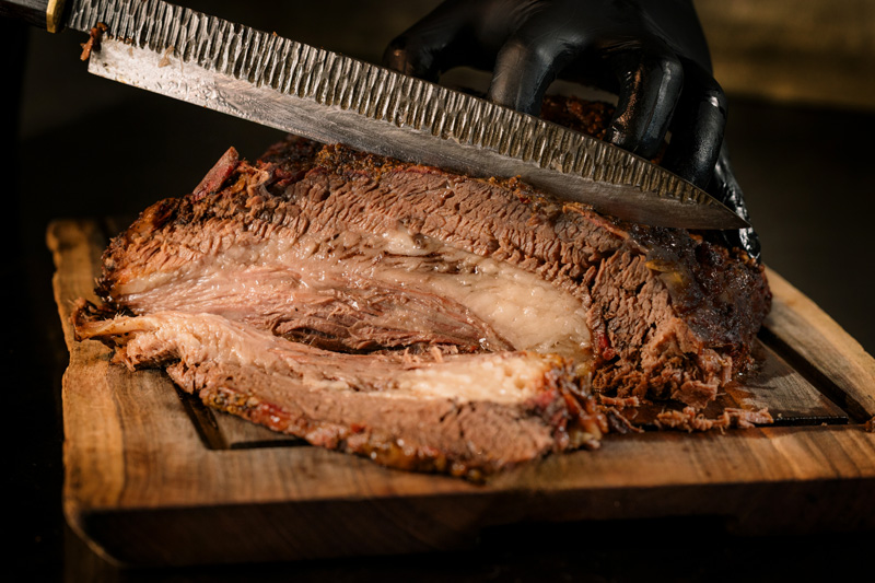 12 hours smoked brisket The Grumpy Butcher Grill Smokehouse Bali