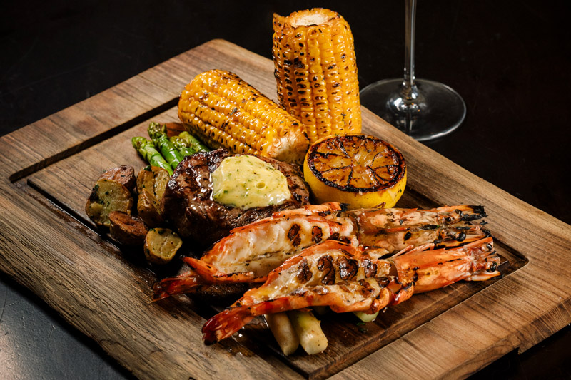 Surf & Turf The Grumpy Butcher Grill Smokehouse Bali