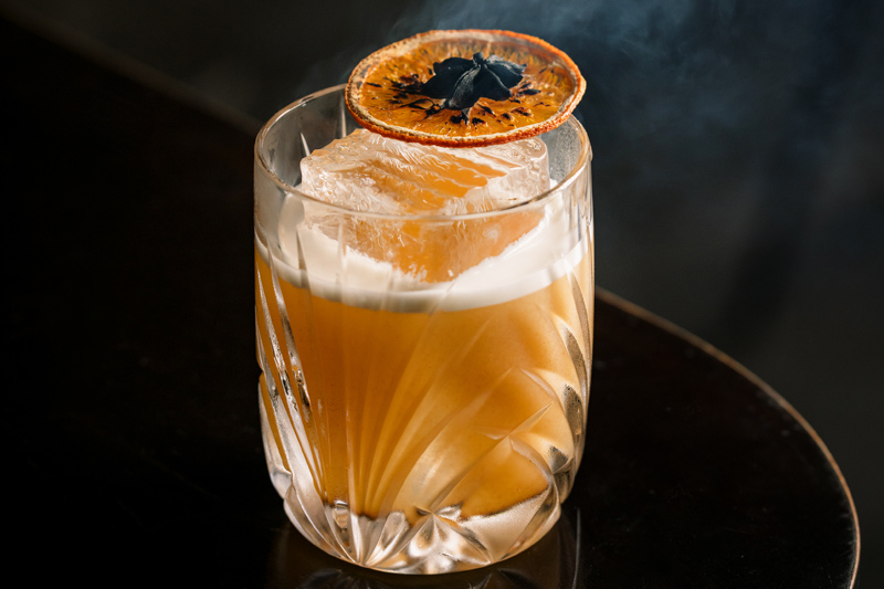 The Grumpy Old Fashioned Cocktail The Grumpy Butcher Grill Smokehouse Bali