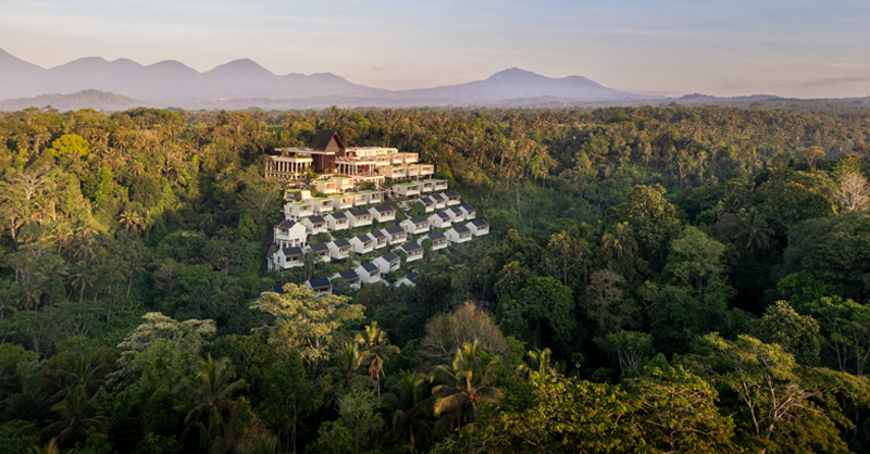 Anantara Ubud Bali Resort on the hill in Payangan near Ubud, Bali